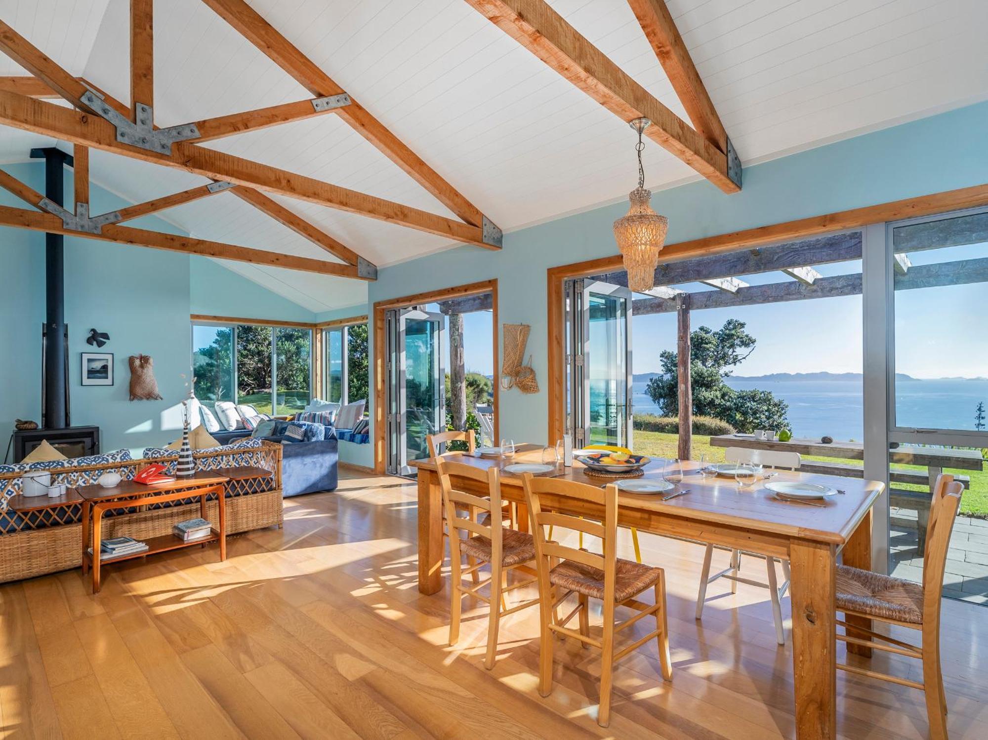 The Grandstand - Hahei Holiday Home Eksteriør billede