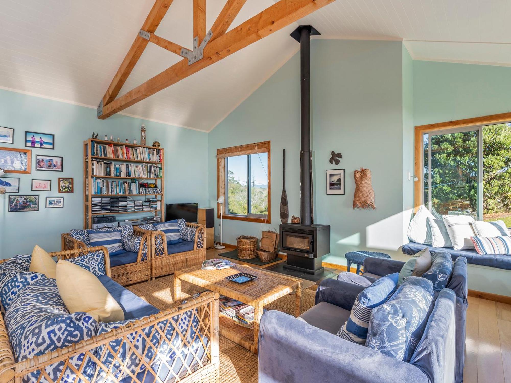 The Grandstand - Hahei Holiday Home Eksteriør billede