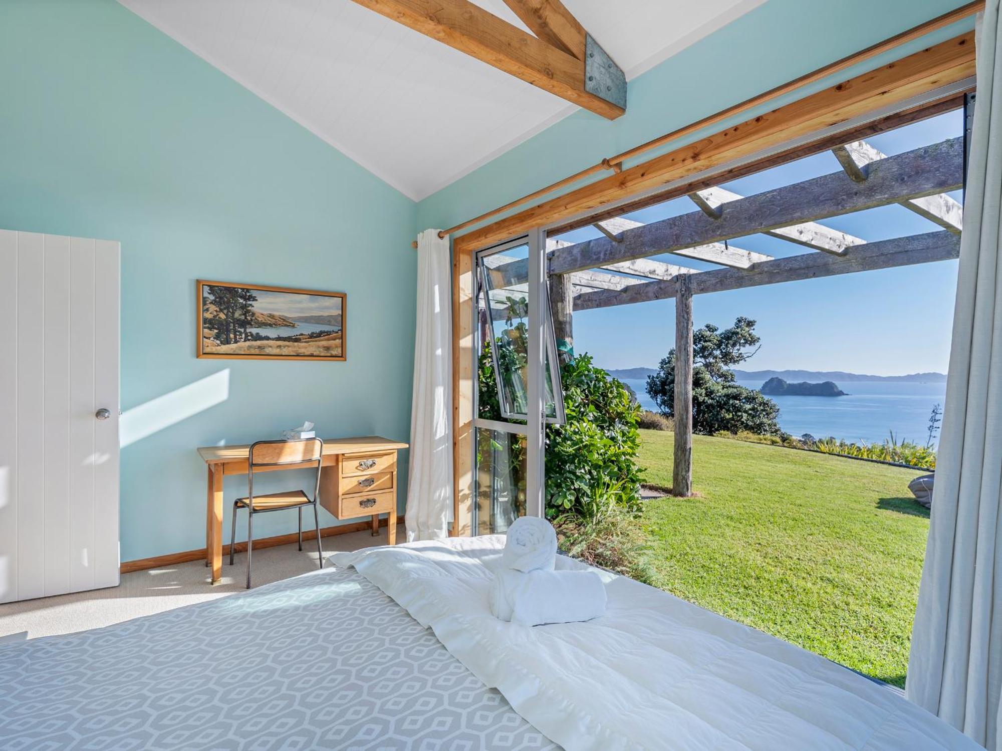 The Grandstand - Hahei Holiday Home Eksteriør billede