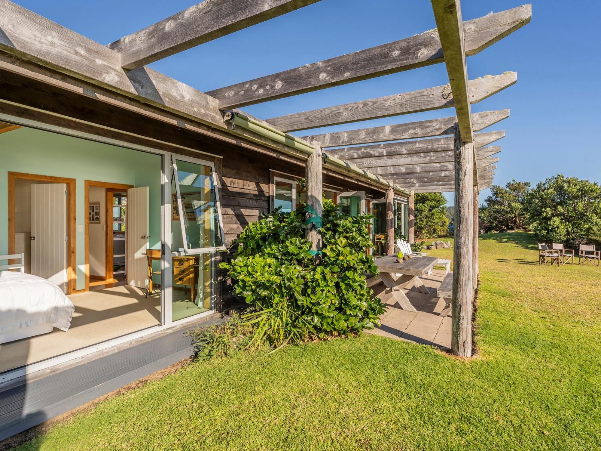 The Grandstand - Hahei Holiday Home Eksteriør billede