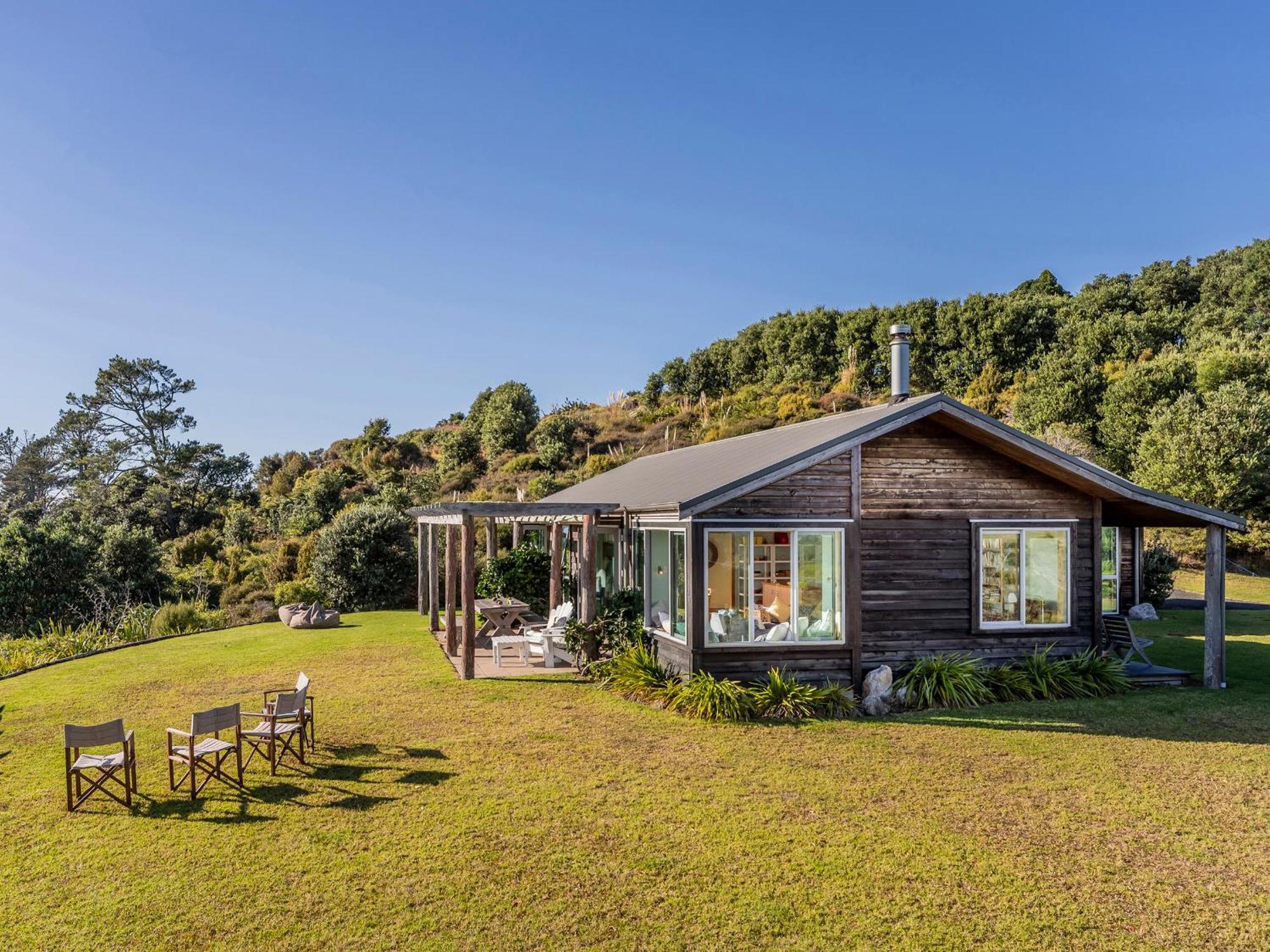 The Grandstand - Hahei Holiday Home Eksteriør billede
